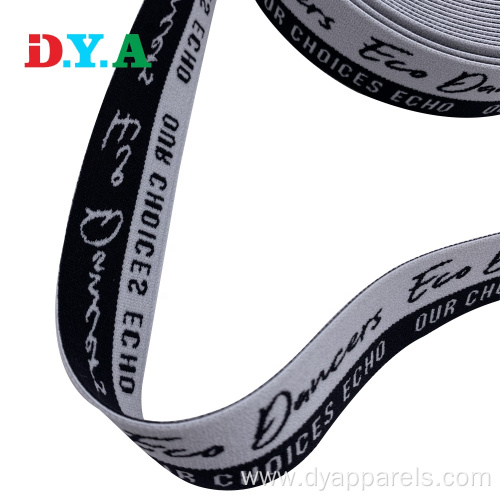 Custom Soft Nylon Jacquard Elastic Waistband for Garment